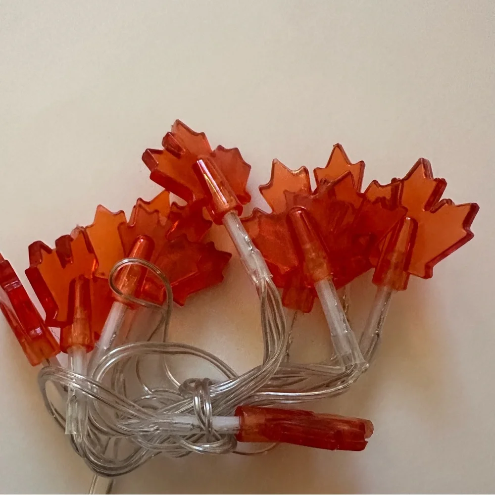 Autumn Leaf LED String Lights NWT